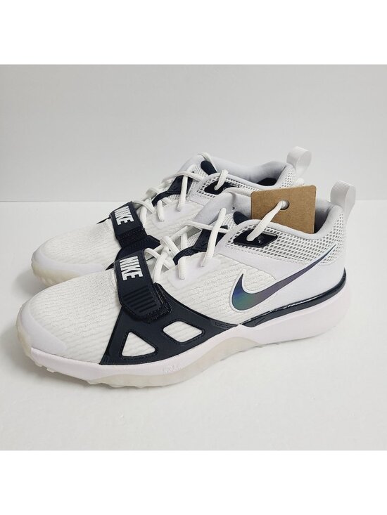 NEW Nike Air Zoom Diamond Elite Turf Baseball Shoes FN7226-100 Size 11 White main image 4